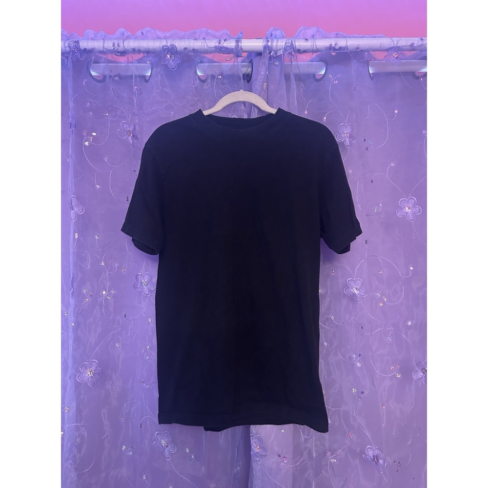 Shaka Wear Super MAX Heavyweight Black Cotton Crew Neck Short Sleeve T-Shirt M